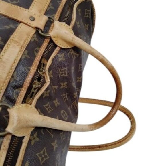 119279BO (L3) Louis Vuitton Travel Bag Sac Chaussures 55 Brown Monogram - Picture 4 of 9